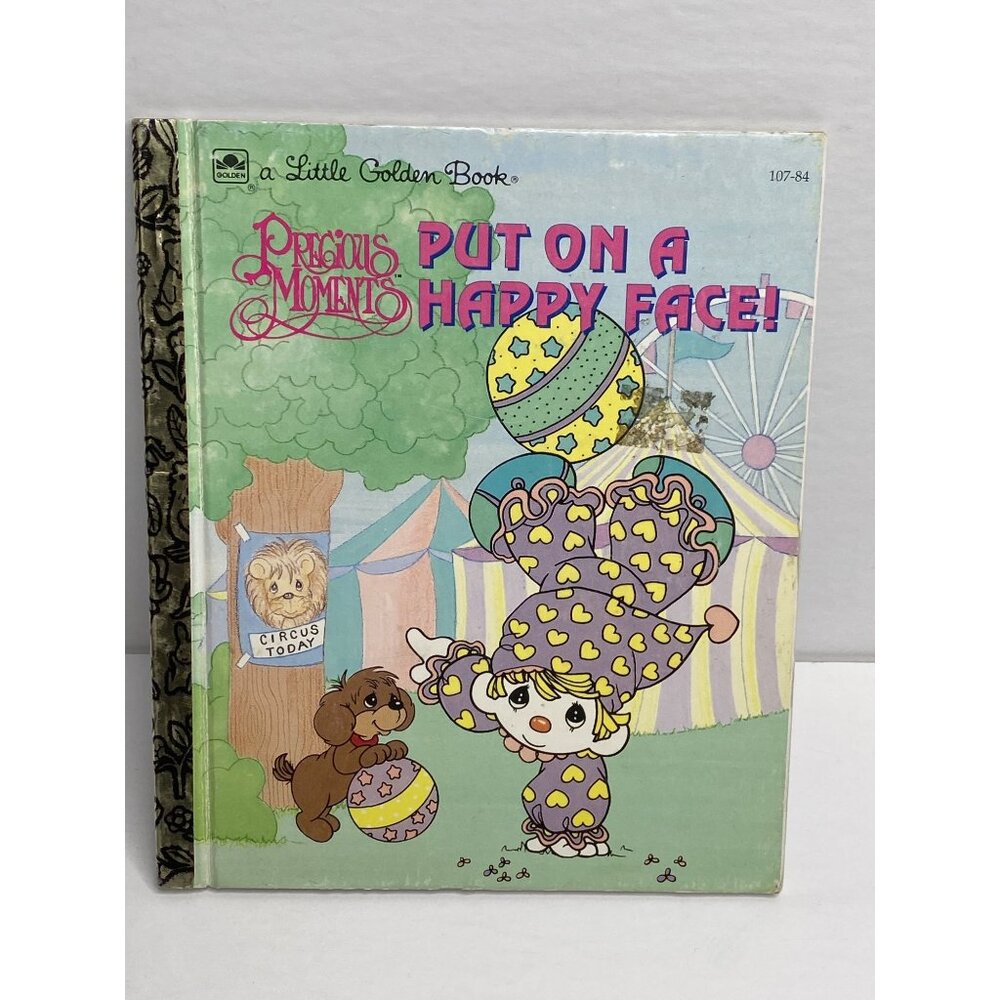 Little Golden Book Precious Moments: Put On A Happy Face! Debbie Wiersma Circus